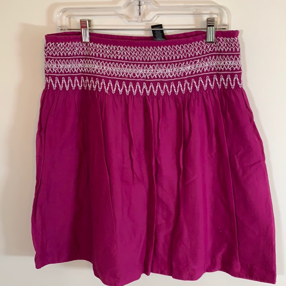 Smocked Waist Skirt